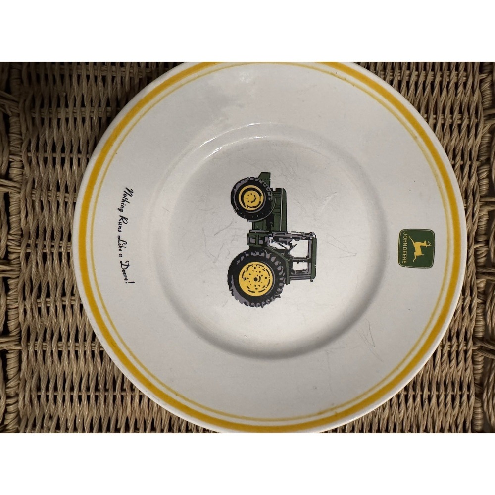 Vintage John Deere Plate Nothing Runs Like A Deere 9" by Gibson